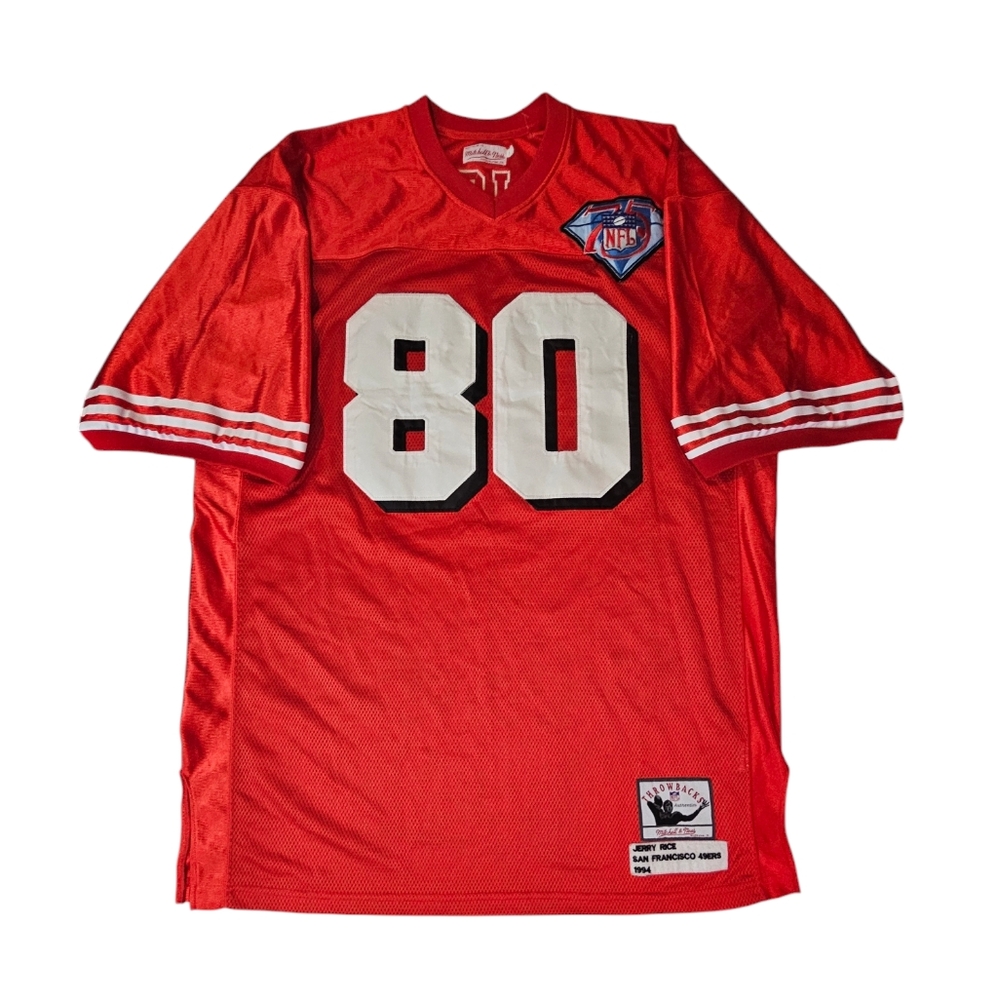 Authentic Jerry Rice San Francisco 49ers 1994 Jersey Mitchell & Ness Men's Sz 52